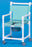 IPU IPU Shower Chair ipu Fixed Arm PVC Frame Mesh Back - SC200-OS-FS