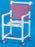 IPU Select Shower Chair Fixed Arm PVC Frame Mesh Back - ESC20