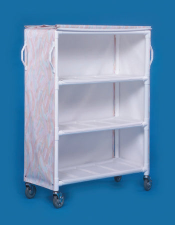 IPU Linen Cart 5 Inch Heavy Duty Casters, Two Locking 55 Lb - LC46-3