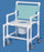 IPU IPU Commode / Shower Chair ipu Fixed Arm PVC Frame Mesh Back - SCC9250