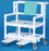IPU IPU Bariatric Shower Chair ipu Fixed Arm PVC Frame Mesh Back 21-1/2 Inch Height - BSC660