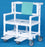 IPU IPU Bariatric Shower Chair ipu Fixed Arm PVC Frame Mesh Back 21-1/2 Inch Height - BSC660
