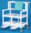 IPU IPU Bariatric Shower Chair ipu Fixed Arm PVC Frame Mesh Back 21-1/2 Inch Height - BSC660