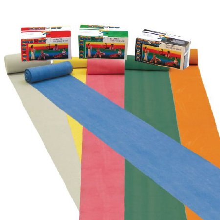 CanDo Low Powder - Exercise Resistance Band Green 5 Inch X 50 Yard Medium Resistance - 542103