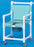 IPU IPU Shower Chair ipu Fixed Arm PVC Frame Mesh Back - SC200-OS-FS
