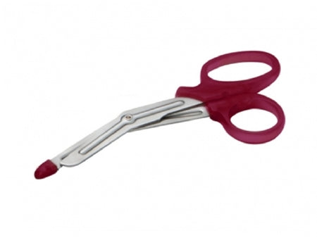 American Diagnostic Corp MiniMedicut Utility Shears Nurse 5-1/2 Inch Length Stainless Steel / Polypropylene NonSterile Finger Ring Handle Angled Blunt/Blunt - 321R