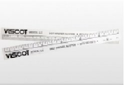 Viscot Industries - Wound Measuring Ruler 6 Inch 6 Inch - 1410-100