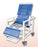 HealthLine - Bariatric Commode / Shower Chair Healthline With Arms PVC Frame Mesh Back 24 Inch Seat Width - 72266/NA/BLUE