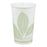 Bare Eco-Forward - Drinking Cup 16 oz. Leaf Print Wax Coated Paper Disposable - RW16BB-JD110