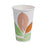Bare Eco-Forward - Drinking Cup 16 oz. Leaf Print Paper Disposable - 316PLA-J7234