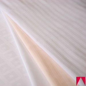 Standard Textile ComforTwill Bed Sheet Flat 66 X 120 Inch Bone Cotton 70% / Polyester 30% Reusable - 1370149