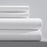 Standard Textile Single Pick Percale Bed Sheet Flat 90 X 110 Inch White Cotton 60%/ Polyester 40% Reusable - 3090100