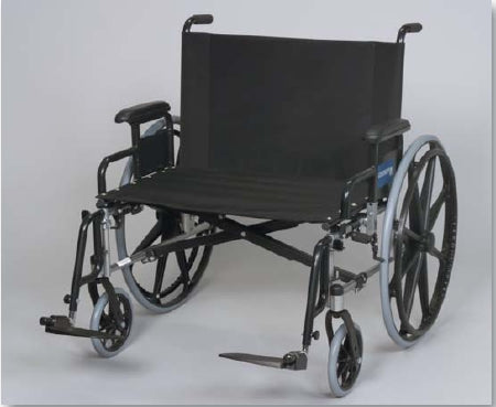 Gendron Regency XL 2002 Bariatric Wheelchair Desk Length Arm Removable Arm Style Mag Wheel Black 26 Inch Seat Width 600 lbs. Weight Capacity - 5626-18-61-36