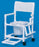 IPU Standard Commode / Shower Chair Drop Arm - Left PVC Frame Mesh Back - VL SC17 P FRLDA