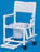 IPU Standard Commode / Shower Chair Drop Arm - Left PVC Frame Mesh Back - VL SC17 P FRLDA