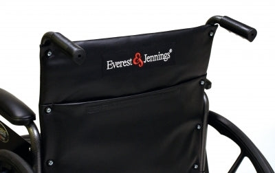 Graham-Field Traveler SE Wheelchair Full Length Arm Mag Wheel Black 18 Inch Seat Width 250 lbs. Weight Capacity - 3E010110