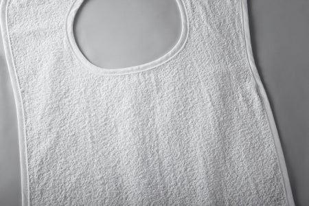 Standard Textile Bib Hook and Loop Closure Reusable Terry Cloth - 97150000