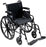 Drive Medical Cruiser III Lightweight Wheelchair Dual Axle Full Length Arm Flip Back, Padded, Removable Arm Style Mag Wheel Black 20 Inch Seat Width 350 lbs. Weight Capacity - K320DFA-SF