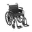 drive Infinity - Wheelchair Dual Axle Desk Length Arm Swing-Away Footrest Black Upholstery 16 Inch Seat Width Adult 300 lbs. Weight Capacity - CX416ADDA-SF