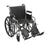 Drive Medical Infinity Wheelchair Dual Axle Desk Length Arm Padded, Removable Arm Style Mag Wheel Black 16 Inch Seat Width 300 lbs. Weight Capacity - CX416ADDA-SF