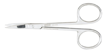 Miltex Vantage Iris Scissors 4-1/8 Inch Length Office Grade Stainless Steel Curved Blade Sharp/Sharp - V95-306
