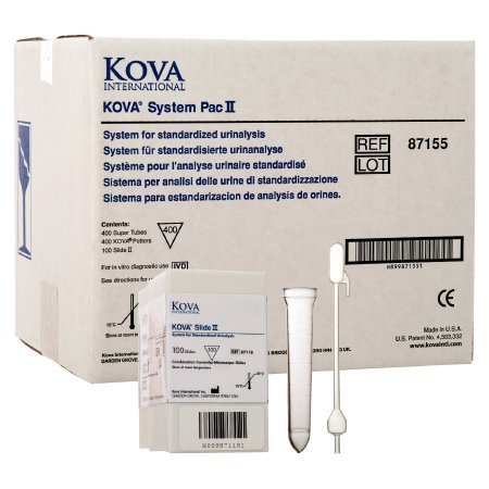 KOVA System Pac II - Urinalysis Consumables Kit Urinalysis Urinalysis System Urine Sample 400 Tests - 87155