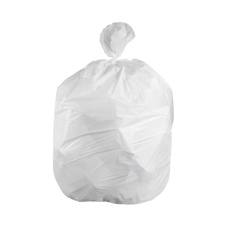 Heritage - Trash Bag 45 gal. Natural HDPE 11 Mic. 40 X 48 Inch Star Seal Bottom Flat Pack - Z8048MN