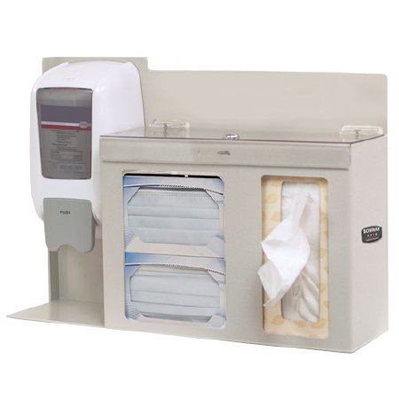 Bowman Manufacturing Bowman Hygiene Dispensing Station BOWMAN Quartz Beige ABS Plastic Manual Wall Mount - LD-007-DSDM