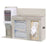 Bowman Manufacturing Bowman Hygiene Dispensing Station BOWMAN Quartz Beige ABS Plastic Manual Wall Mount - LD-007-DSDM