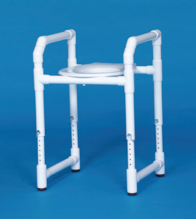 IPU Toilet Safety Rail White PVC - TSF12