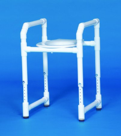 IPU - Toilet Safety Rail White PVC - TSF12