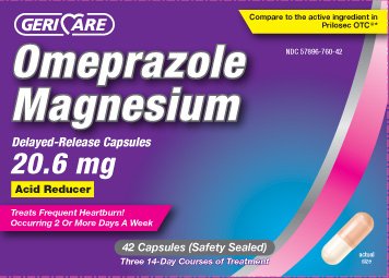 McKesson Geri-Care Antacid 20.6 mg Strength Delayed-Release Capsule 42 per Box - 60-760-42