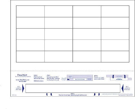 Precision Dynamics DataMate Identification Band Datamate Write On Wristband Adhesive Closure Without Legend - TM-PLS-102