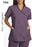 Fashion Seal Uniforms - Scrub Shirt Small Plum / Eggplant 2 Pockets Short Set-In Sleeve Female - 7006-S