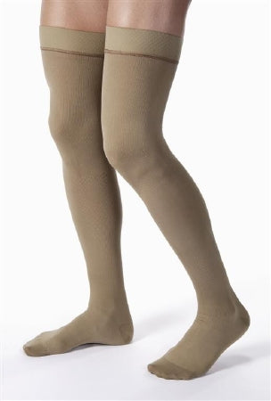 JOBST for Men - Compression Stocking Thigh High X-Large Khaki Closed Toe - 115407