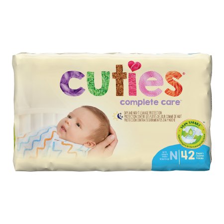 Cuties - Unisex Baby Diaper Newborn Disposable Heavy Absorbency - CR0001