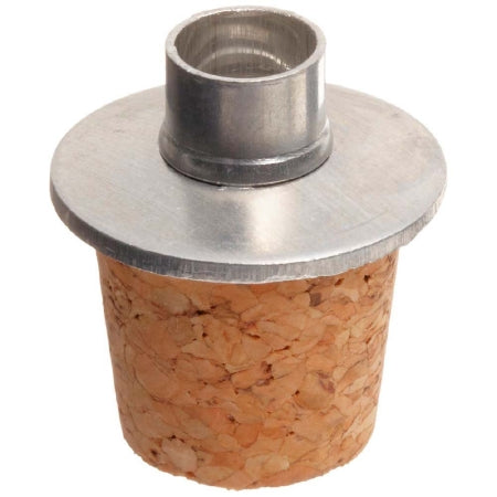 Fisher Scientific Wheaton Cork Stopper Aluminum and Cork Alcohol Burner 237070 - 2912601
