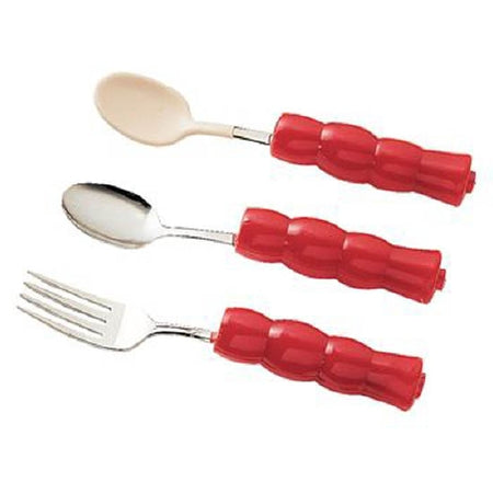Patterson Medical Supply Youth Teaspoon Adjustable Red Stainless Steel - 110202