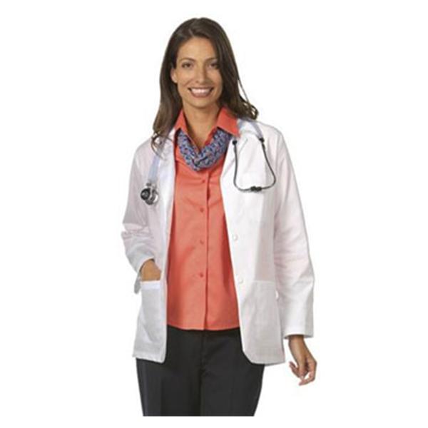 Fashion Seal Lab Jacket 65% Polyester / 35% Cotton Womens White Large Ea - 125-L