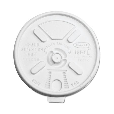 Dart Lock & Lift - Drinking Cup Lid - 16FTL