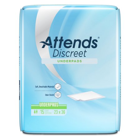 Attends Discreet - Underpad 23 X 36 Inch Disposable Polymer Light Absorbency - UFS236RG