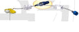 Bard LiftLoc Huber Infusion Set 19 Gauge 3/4 Inch 8 Inch Tubing With Y Site - S01119-75