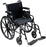 Drive Medical Cruiser III Lightweight Wheelchair Dual Axle Full Length Arm Flip Back, Padded, Removable Arm Style Mag Wheel Black 16 Inch Seat Width 300 lbs. Weight Capacity - K316DFA-ELR