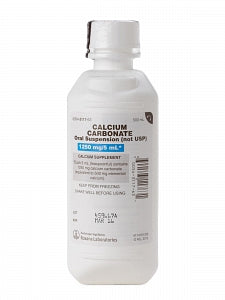 Pharmaceutical Associates - Joint Health Supplement Calcium Carbonate 1250 mg / 5 mL Strength Oral Suspension 5 mL Unit Dose Bubble Gum Flavor - 00121476605