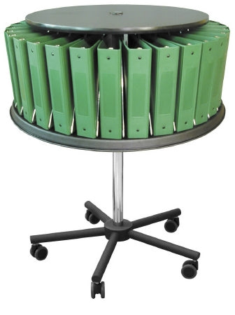 Omnimed Omnicart Chart Carousels 90 Pockets Black - 264607