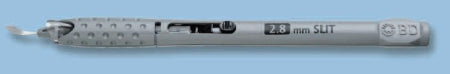 Beaver Xstar - Safety Slit Knife Conventional Stainless Steel / Plastic 3.2 mm Width Full Handle Sterile Disposable - 378232