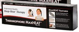Thermophore MaxHEAT - Moist Heating Pad Neck / Jaw / Sinus Petite Cotton Blend Cover Reusable - 177