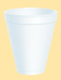 Saalfeld Redistribution Dart Drinking Cup 24 oz. White Styrofoam Disposable - 24J16