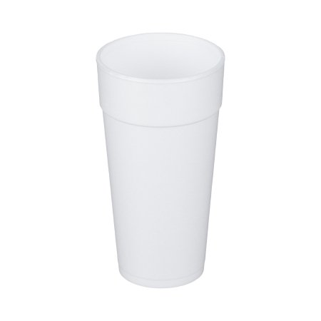 Dart - Drinking Cup 24 oz. White Styrofoam Disposable - 24J16