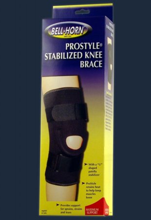 DJO ProStyle Knee Stabilizer Prostyle Medium Hook and Loop Strap Closure 14 to 15 Inch Circumference - 201